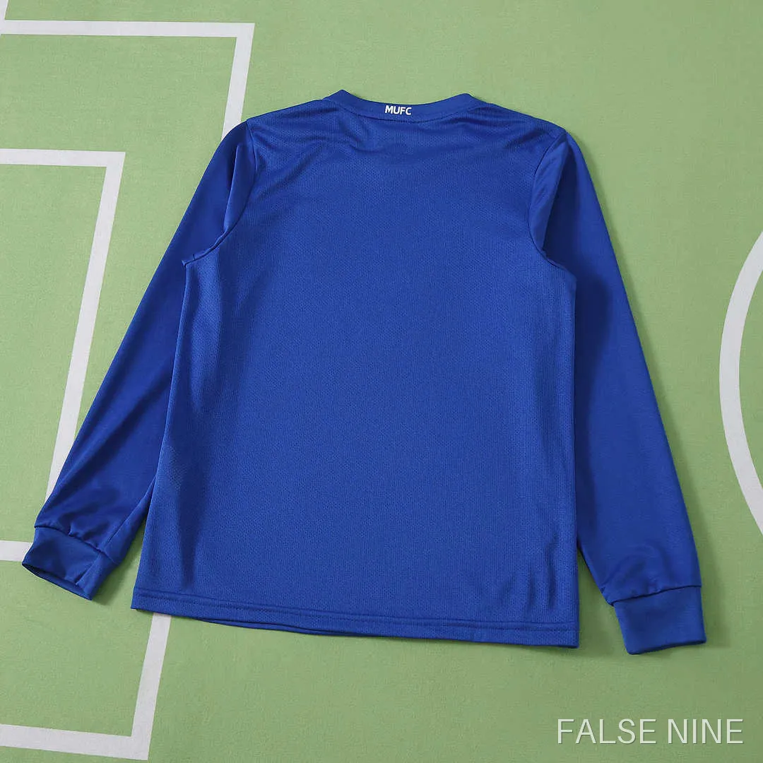 08/09 Manchester United F.C. third retro Long sleeves Kids kit, photo 3