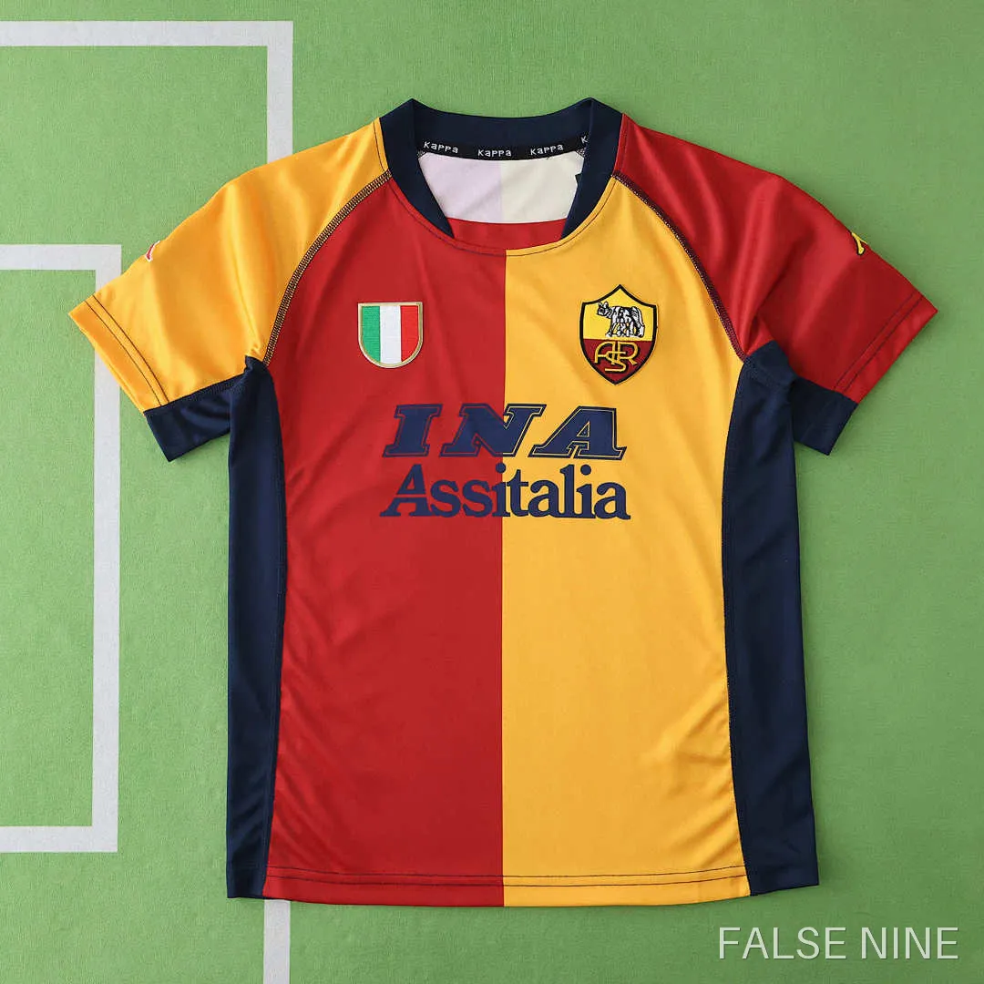00/01 A.S. Roma home retro Kids kit, photo 1