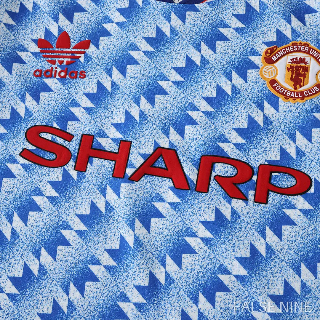 Manchester United 1990-92 Away Retro Kids Shirt, photo 6