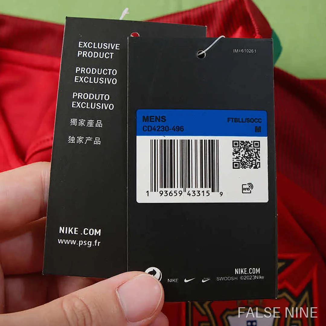 16 season Portugal home retro Long sleeve Fan version, photo 8