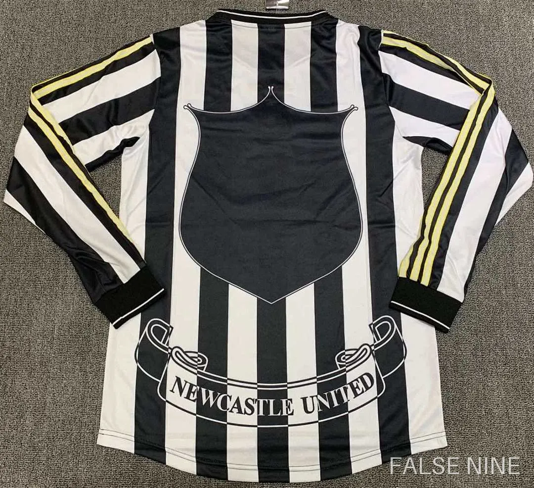 Newcastle United 1997-99 Home Long Sleeve Shirt (Retro Fan Version), photo 4