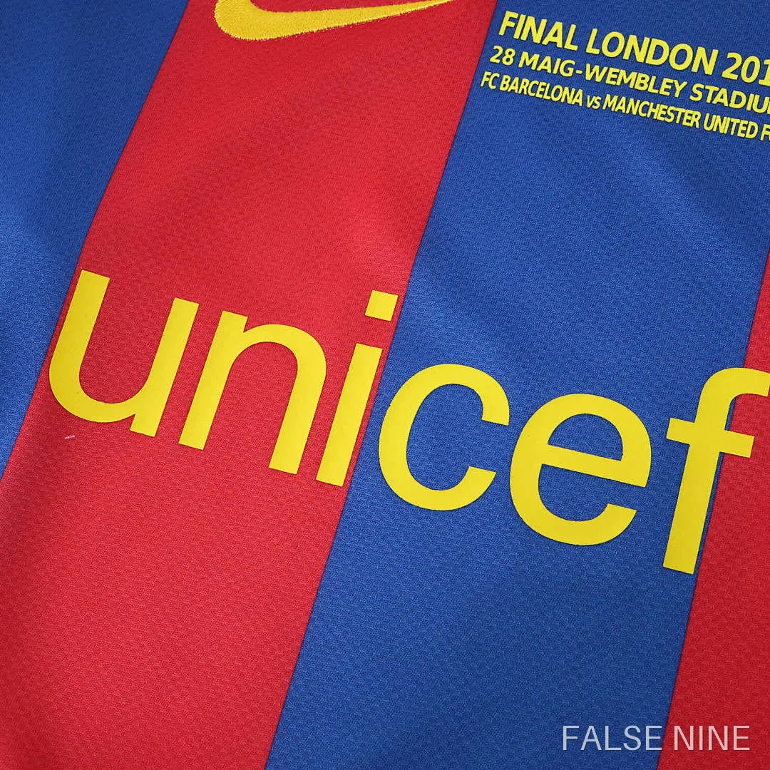 10/11 FC Barcelona / Barça home Long sleeved retro Fan version, photo 8