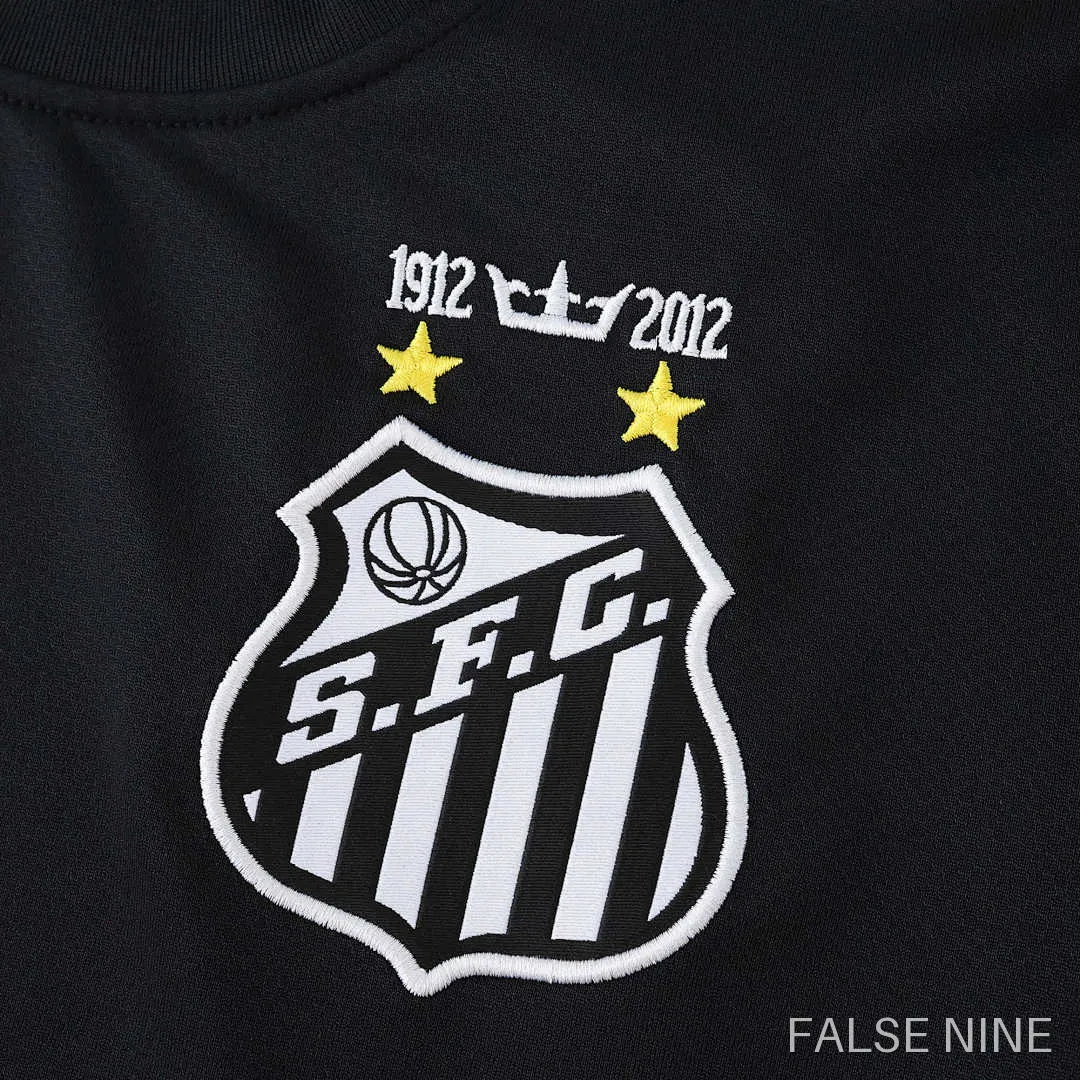 12/13 Santos FC black Long sleeved retro Fan version, photo 7