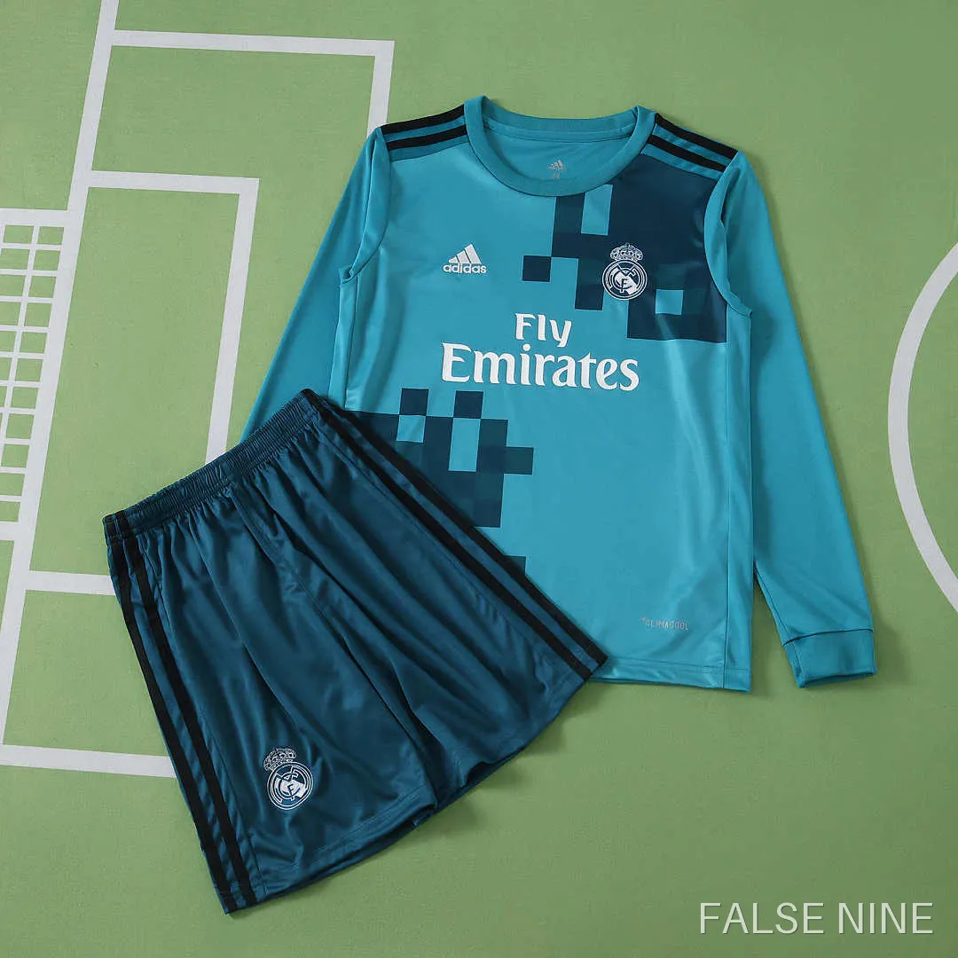 Real Madrid 17/18 Third Kit (Kids, Long Sleeve, Retro), photo 2