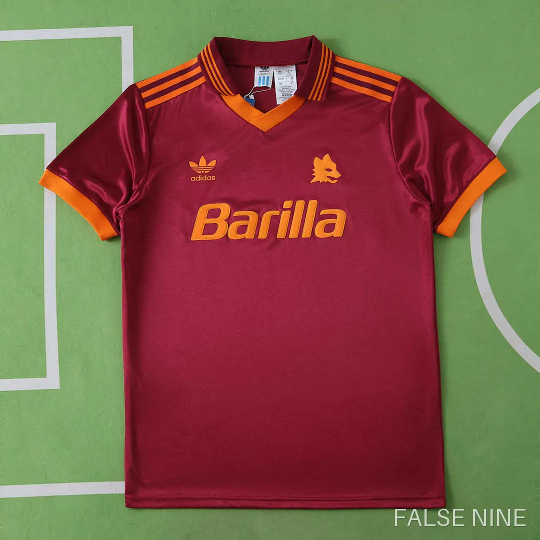A.S. Roma 1992-93 Home Retro Jersey (Fan Version), photo 1