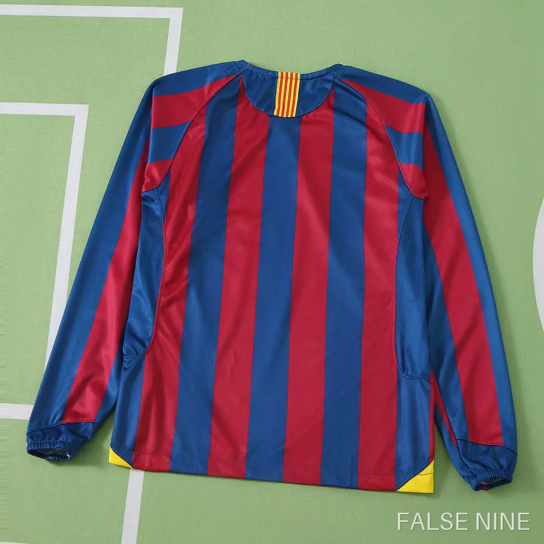FC Barcelona 05/06 Home Kit (Kids, Long Sleeve, Retro), photo 3