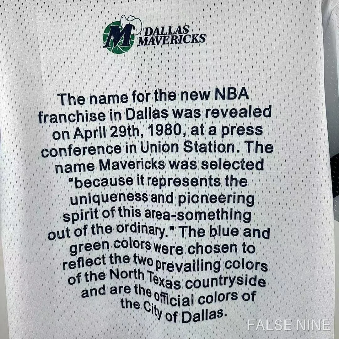25/26 NBA Dallas Mavericks Retro short sleeved shirt, photo 12