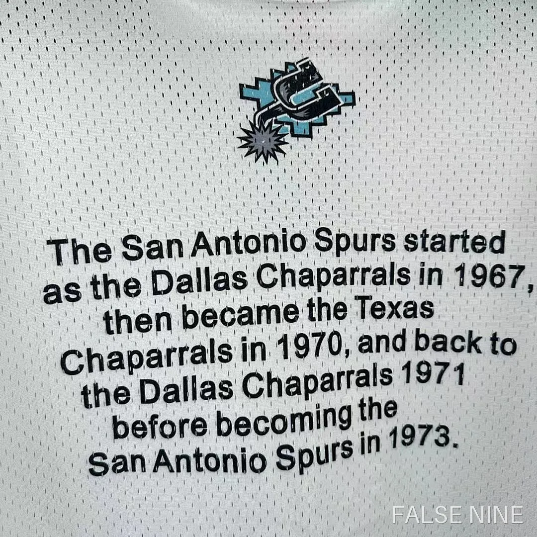 San Antonio Spurs 25-26 Retro Short Sleeved Shirt, photo 4