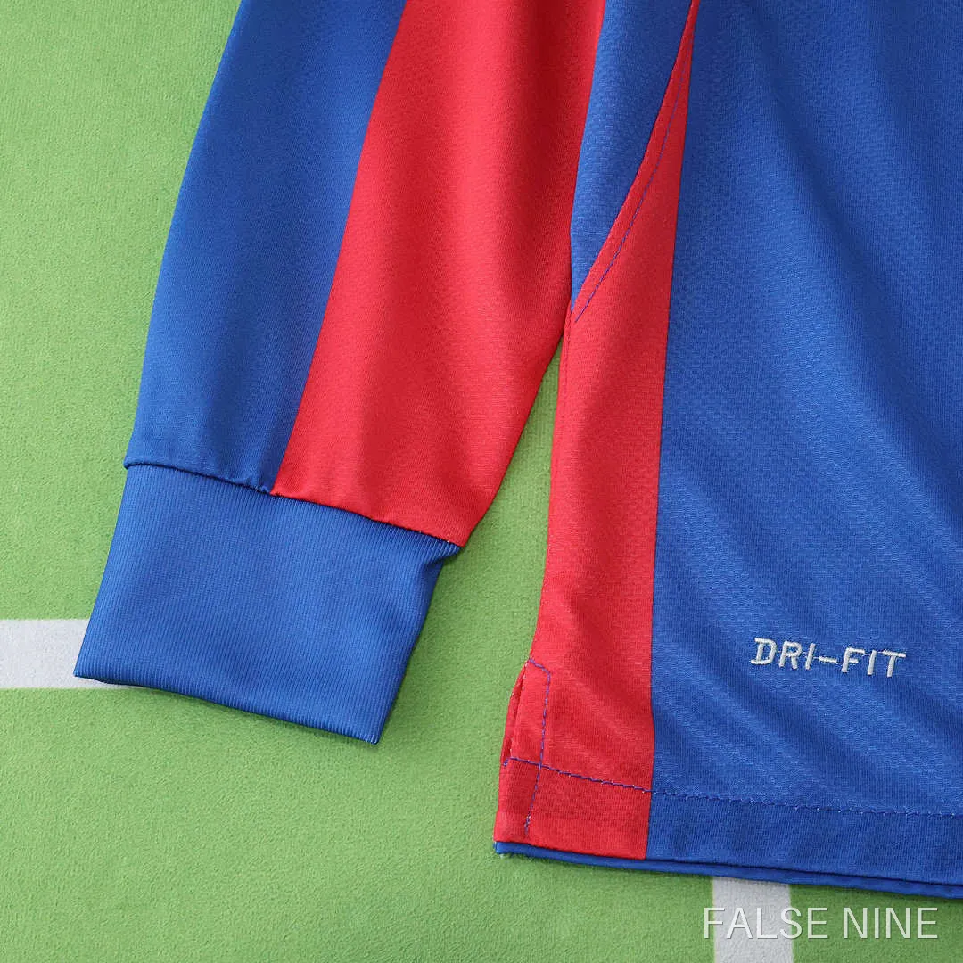 10/11 FC Barcelona / Barça home Long sleeved retro Fan version, photo 13