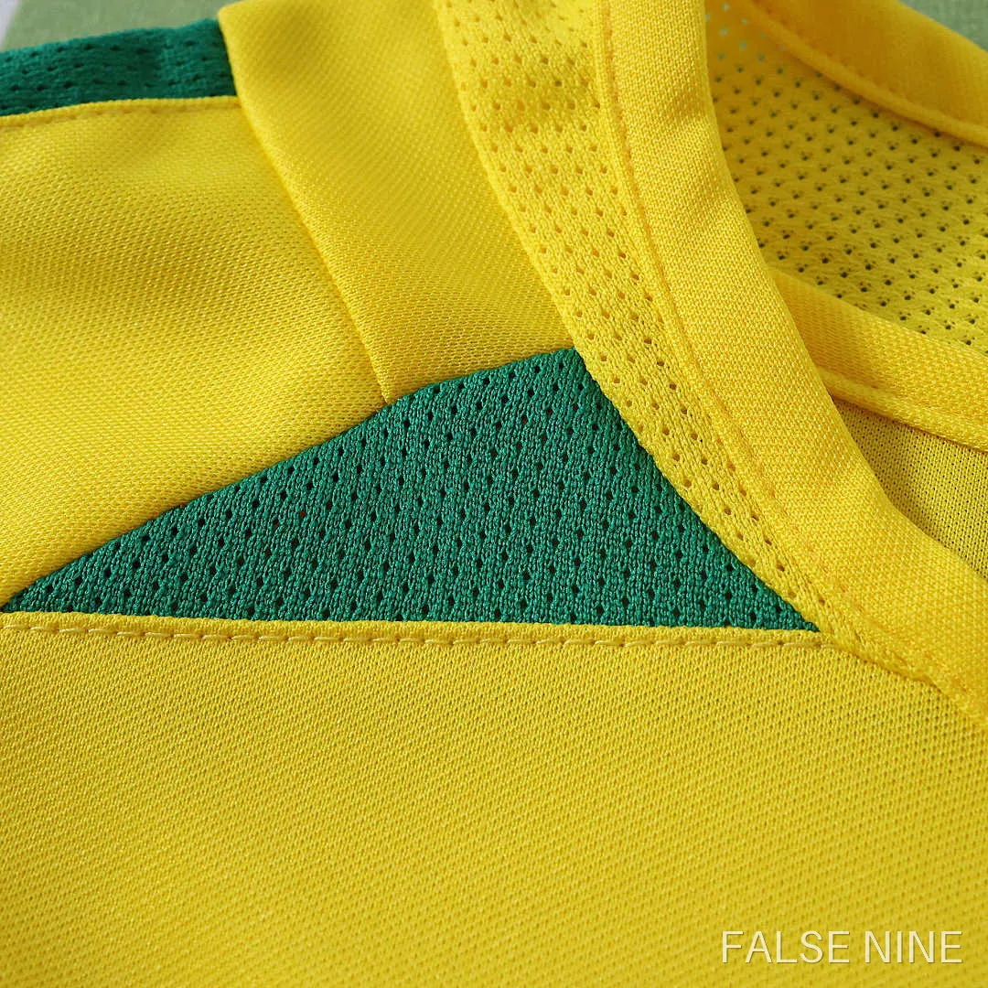 Brazil 2002 Home Kit (Retro, Kids, Long Sleeve), photo 21