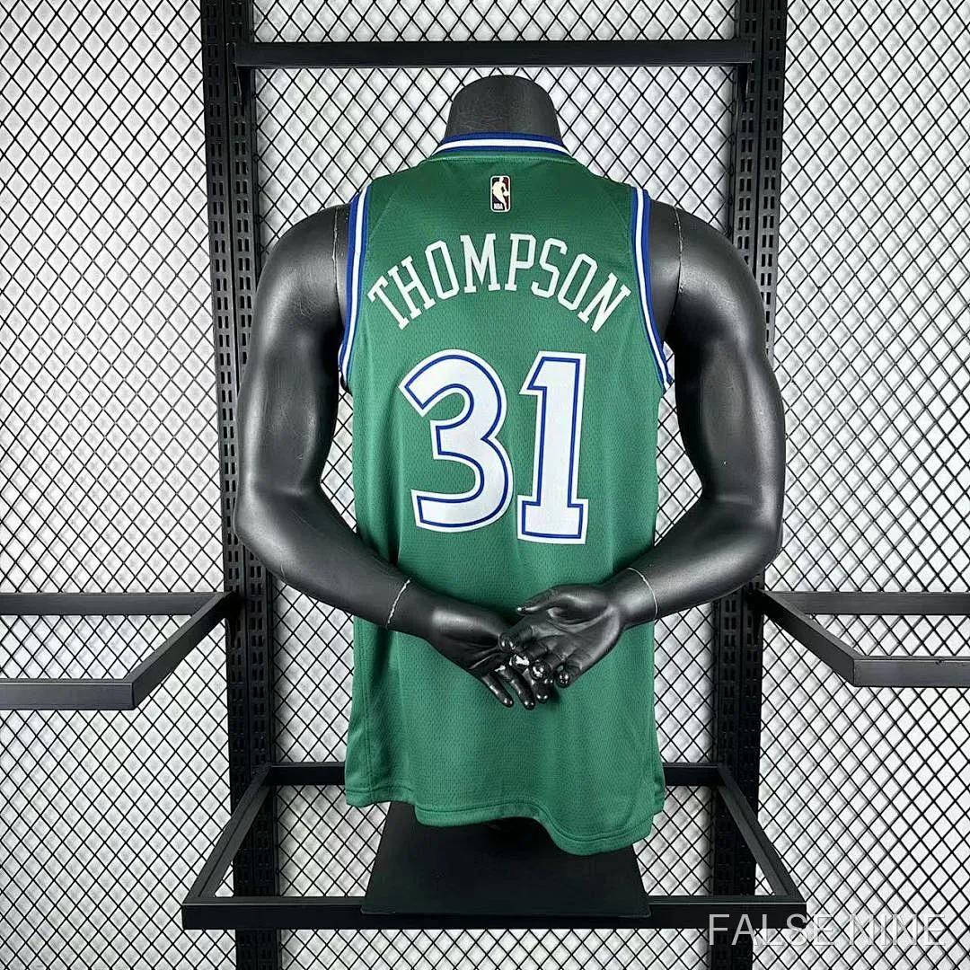Dallas Mavericks 25/26 Retro Green Jersey (31-THOMPSON), photo 10