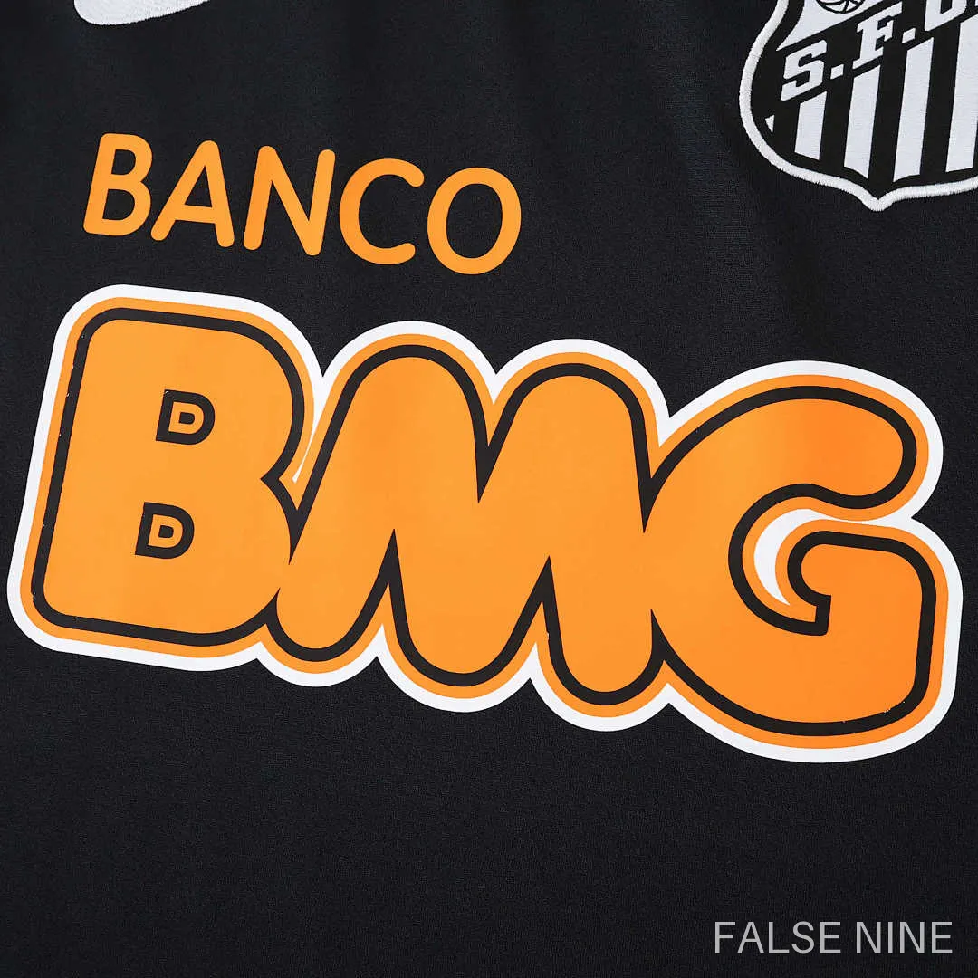 12/13 Santos FC black Long sleeved retro Fan version, photo 10