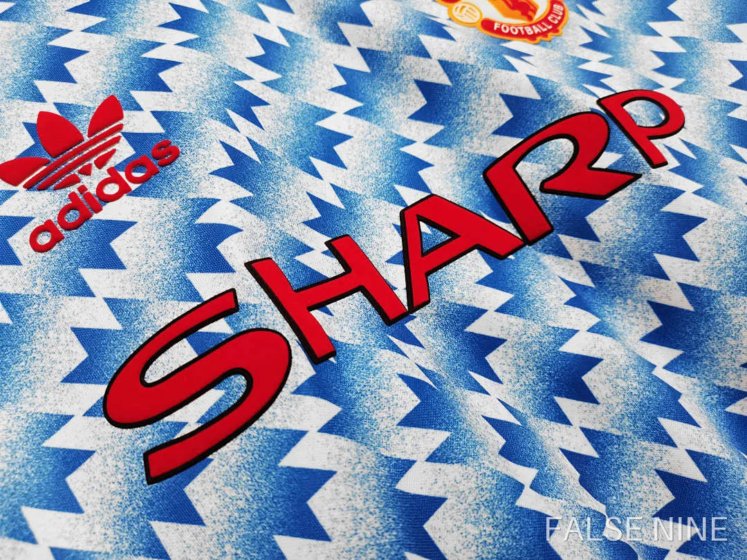 Manchester United 1990-92 Away Long Sleeve Retro Jersey (Fan Version), photo 8