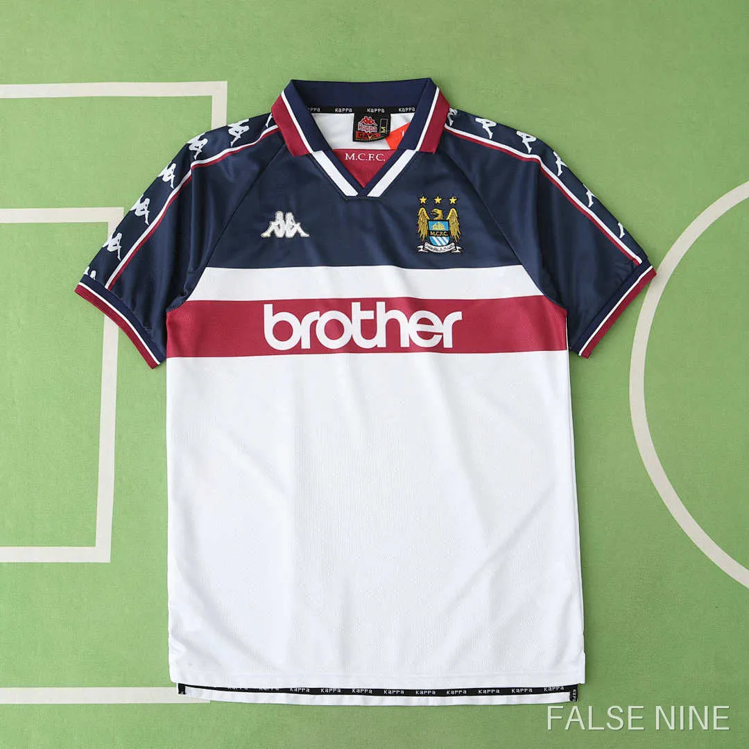 97/98 Manchester City F.C. away retro Fan version, photo 1