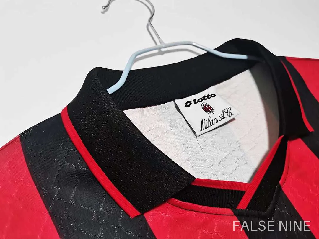 AC Milan 1995-96 Home Shirt (Retro Fan Version), photo 9