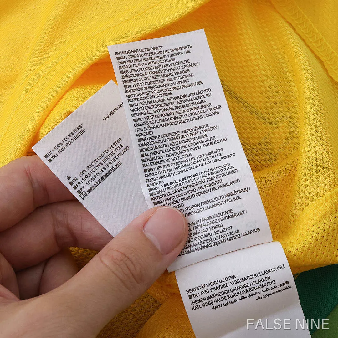 Brazil 2006 Home Long Sleeve Retro Jersey (Fan Version), photo 15