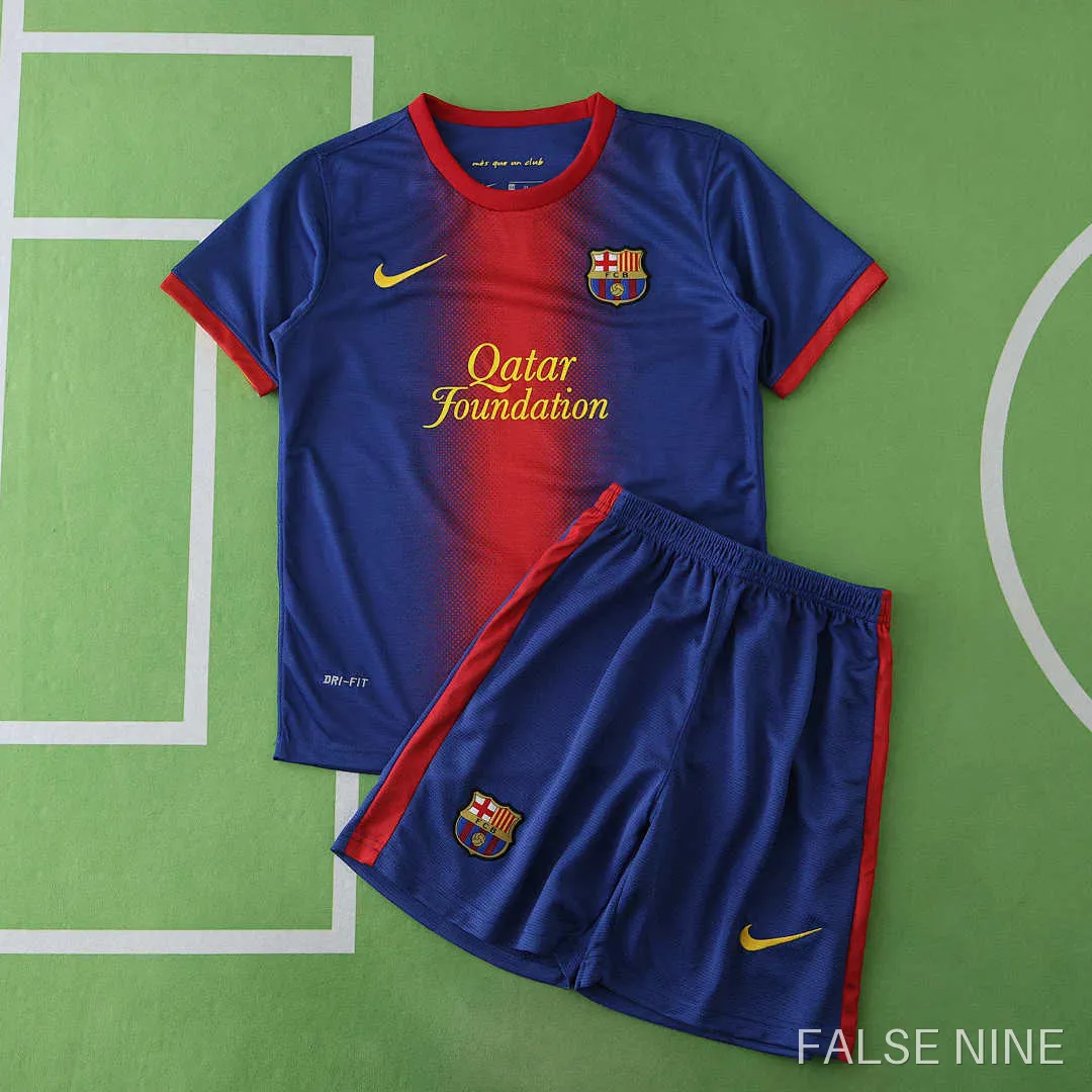 12/13 FC Barcelona / Barça home retro Kids kit, photo 12