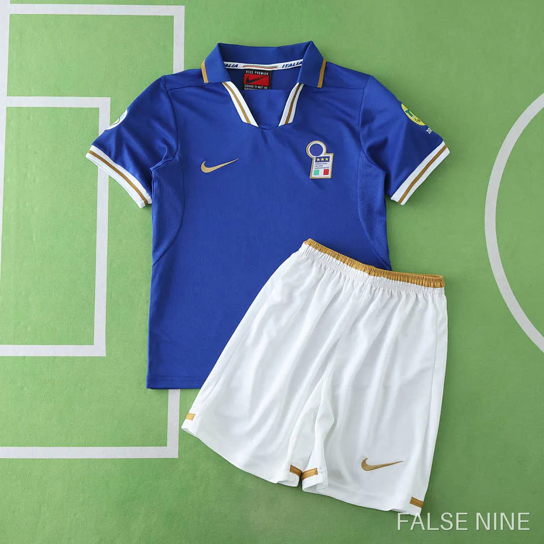 Italy 1996 Home Retro Kids Shirt, photo 9