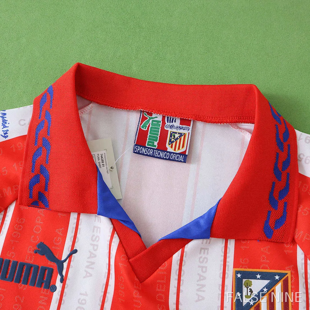 Atletico Madrid 1995-96 Home Retro Jersey (Fan Version), photo 3
