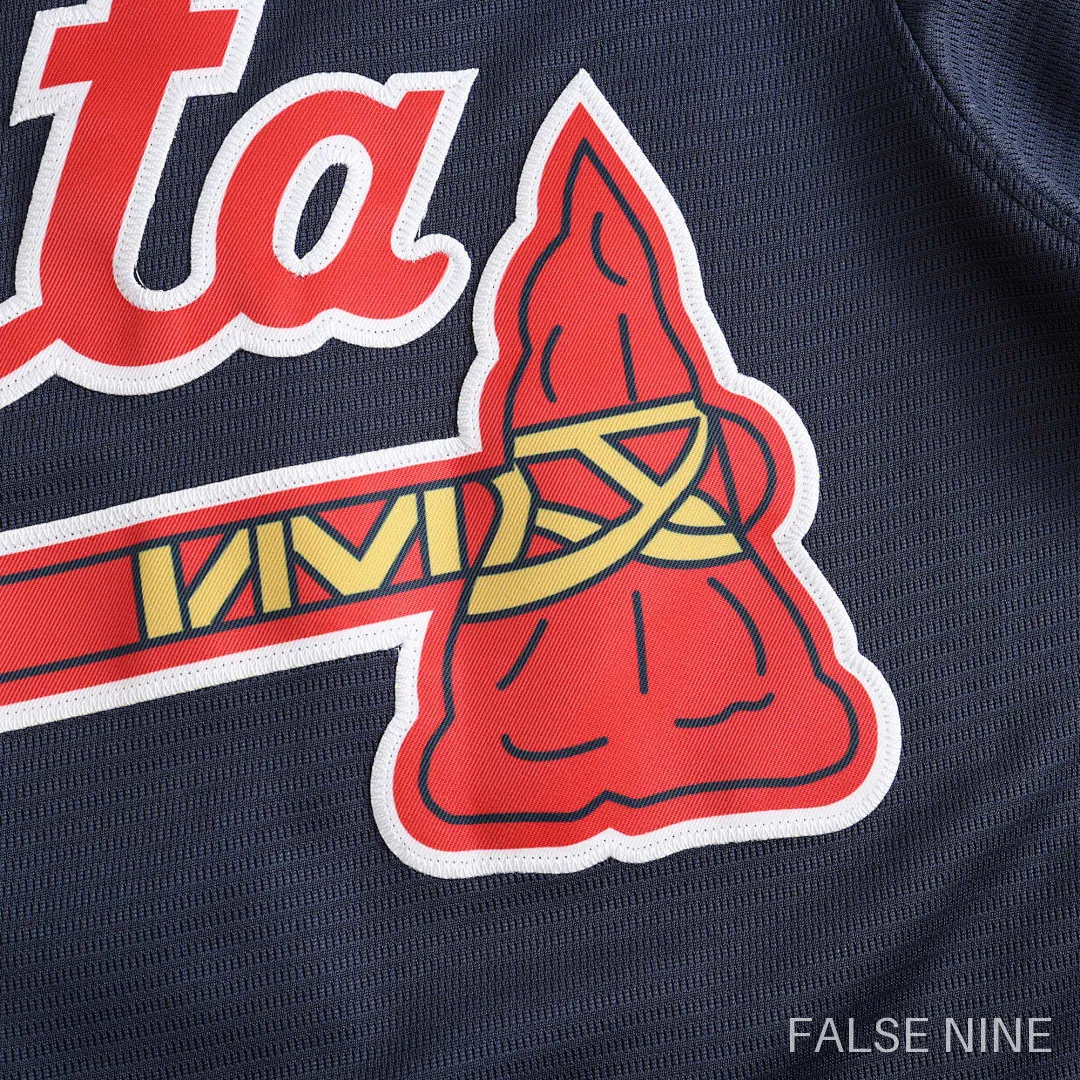 Atlanta Braves Navy Blue Jersey, photo 12