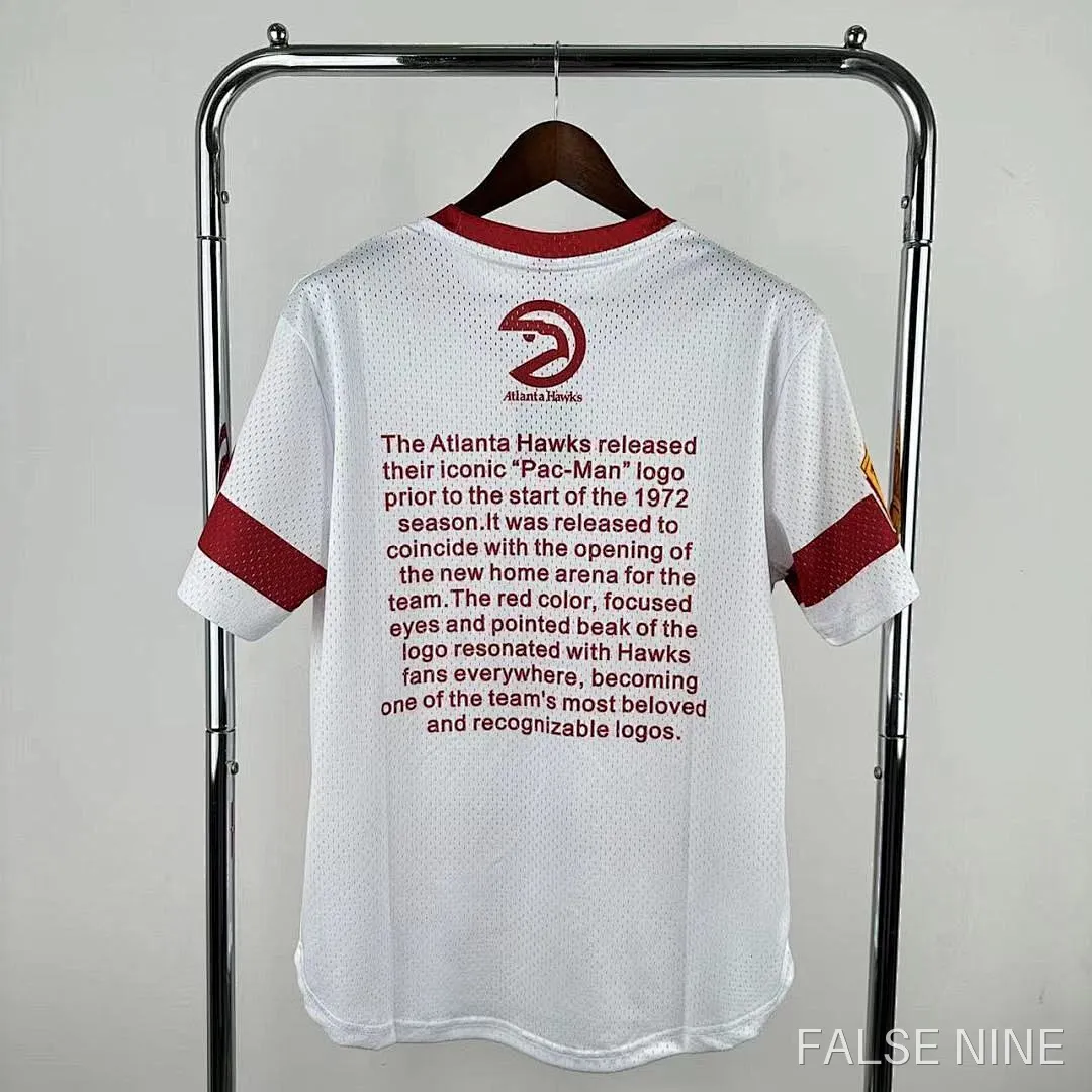 25/26 NBA Atlanta Hawks Retro short sleeved shirt, photo 15