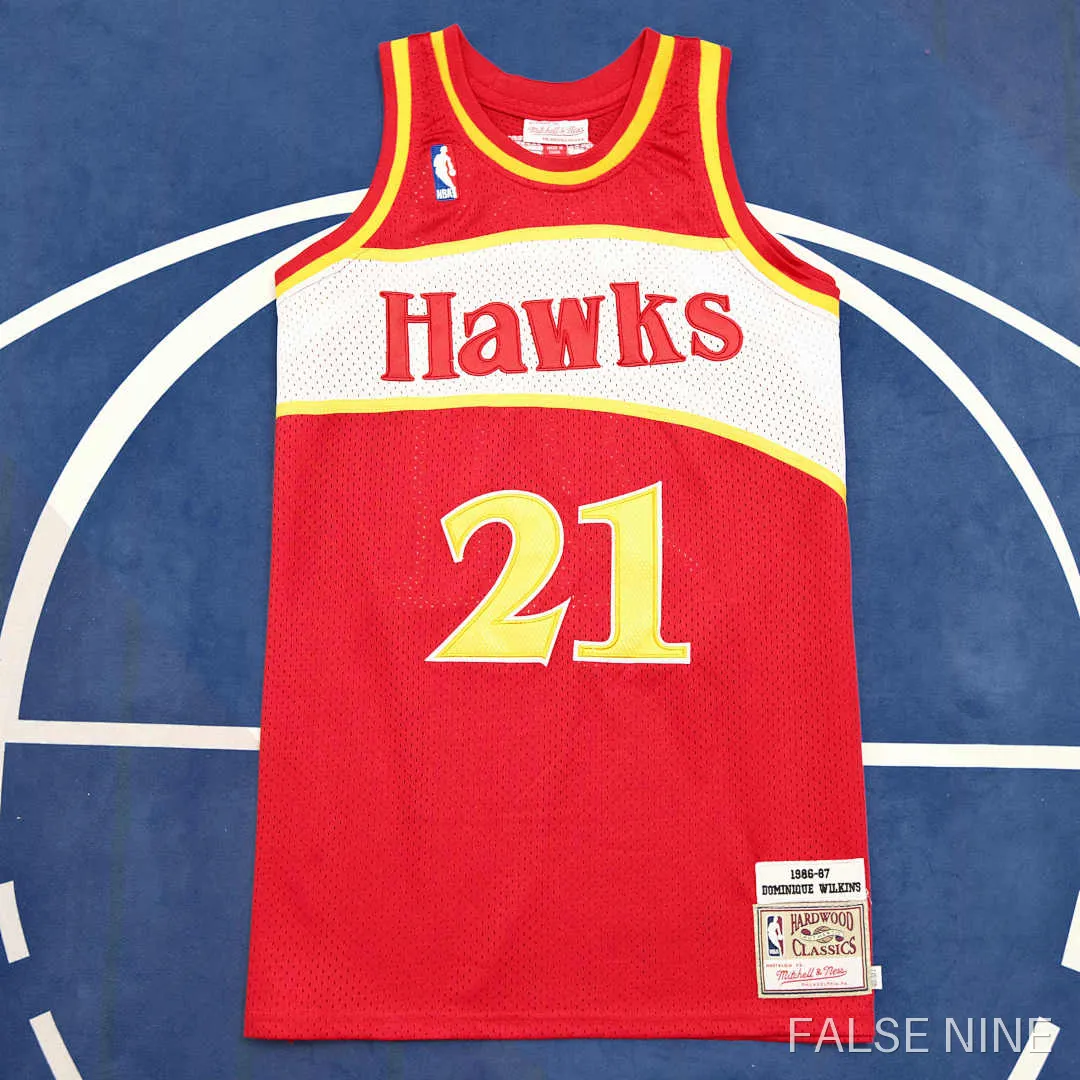 Atlanta Hawks 1986-87 Home Jersey (Retro), photo 1