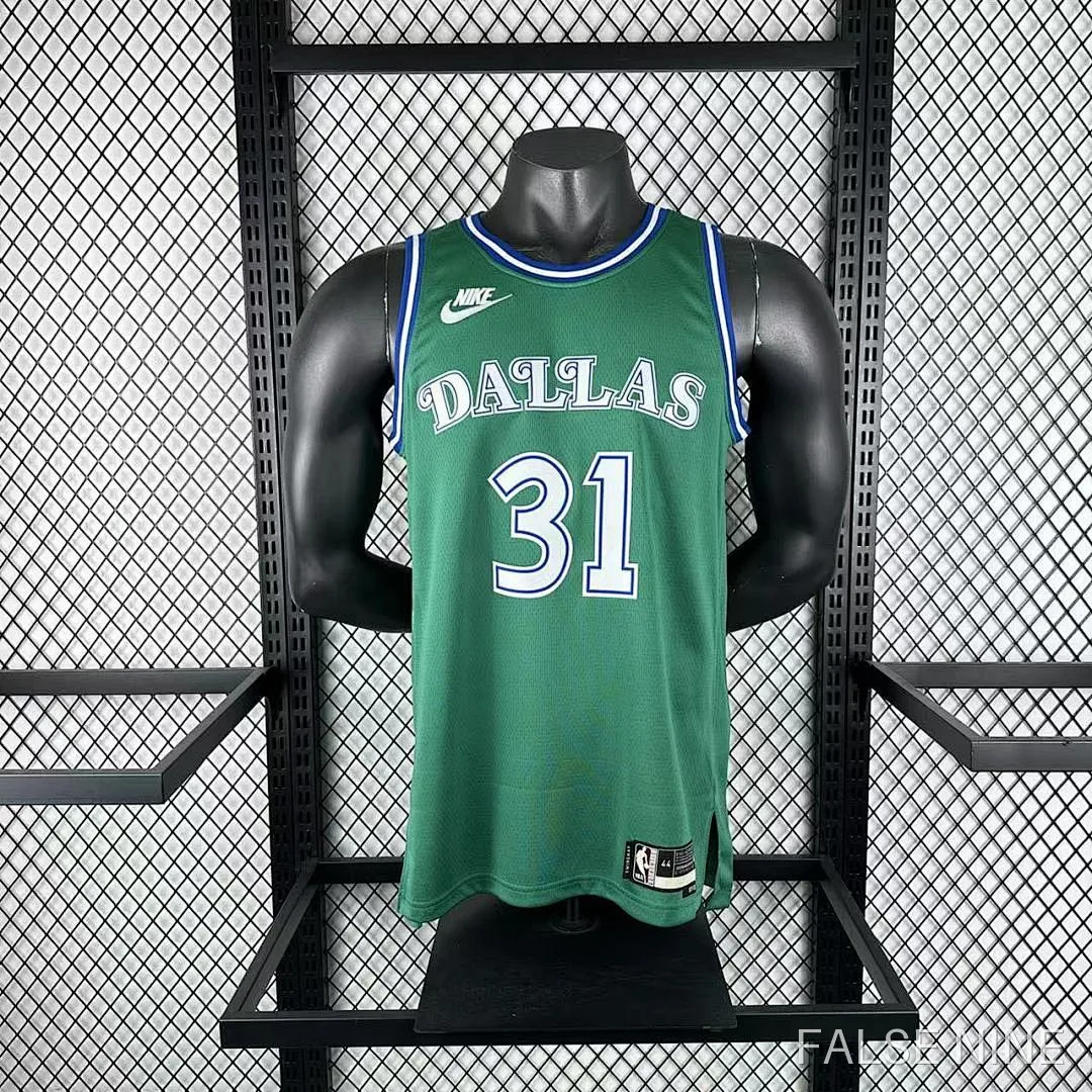 Dallas Mavericks 25/26 Retro Green Jersey (31-THOMPSON), photo 8