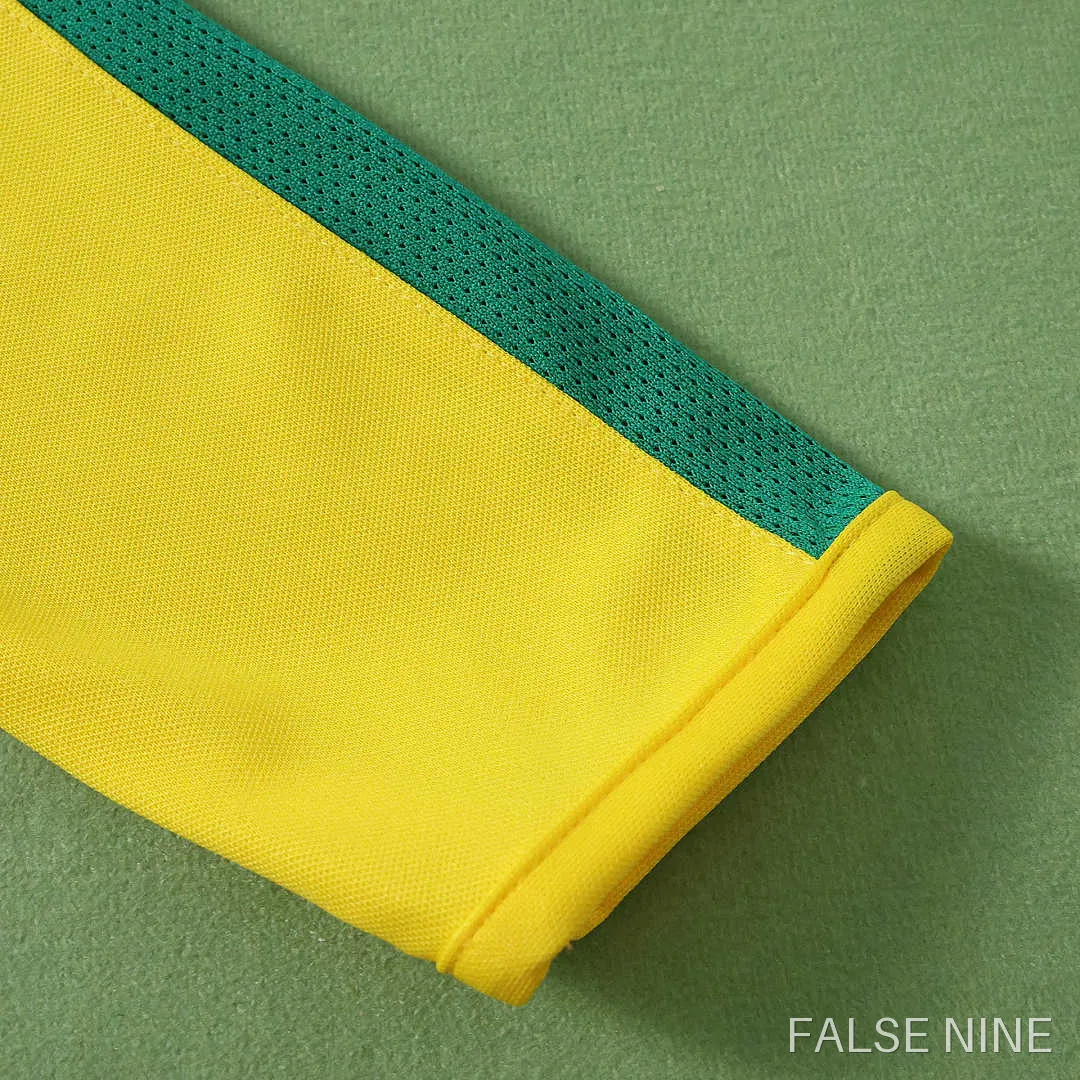Brazil 2002 Home Kit (Retro, Kids, Long Sleeve), photo 12