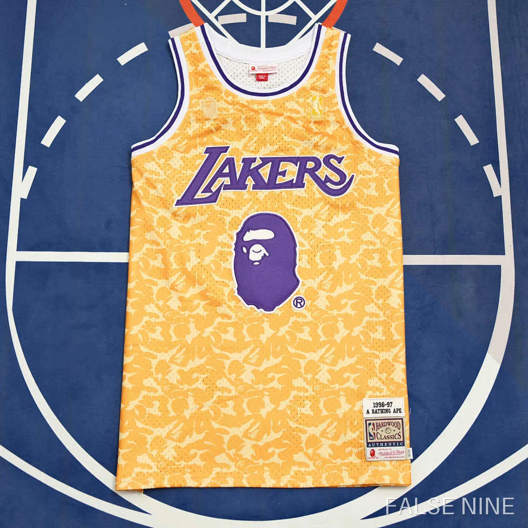 L.A. Lakers Bape x Mitchell & Ness Jersey, photo 1