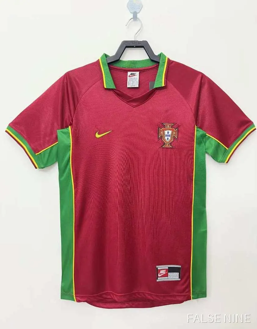 Portugal 1998 Home Retro Jersey (Fan Version), photo 1
