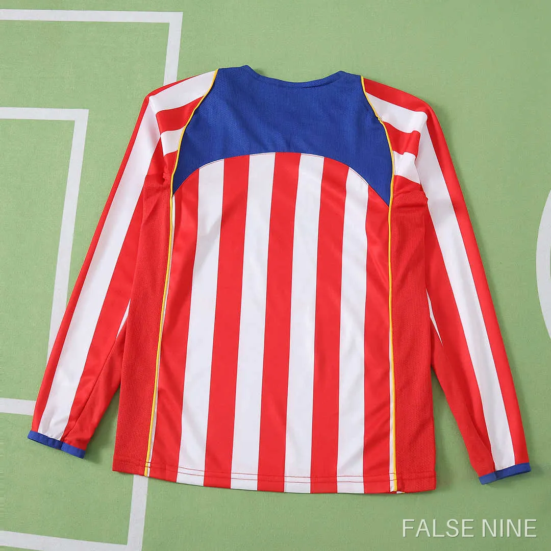 Atletico Madrid 04/05 Home Kit (Kids, Long Sleeve, Retro), photo 3
