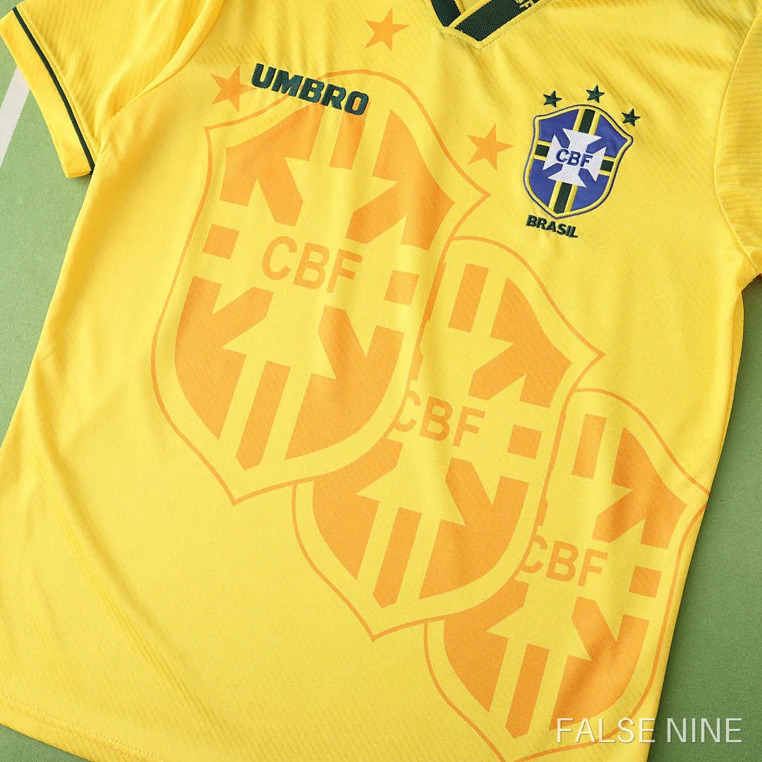 93/94 Brazil home retro Fan version, photo 12