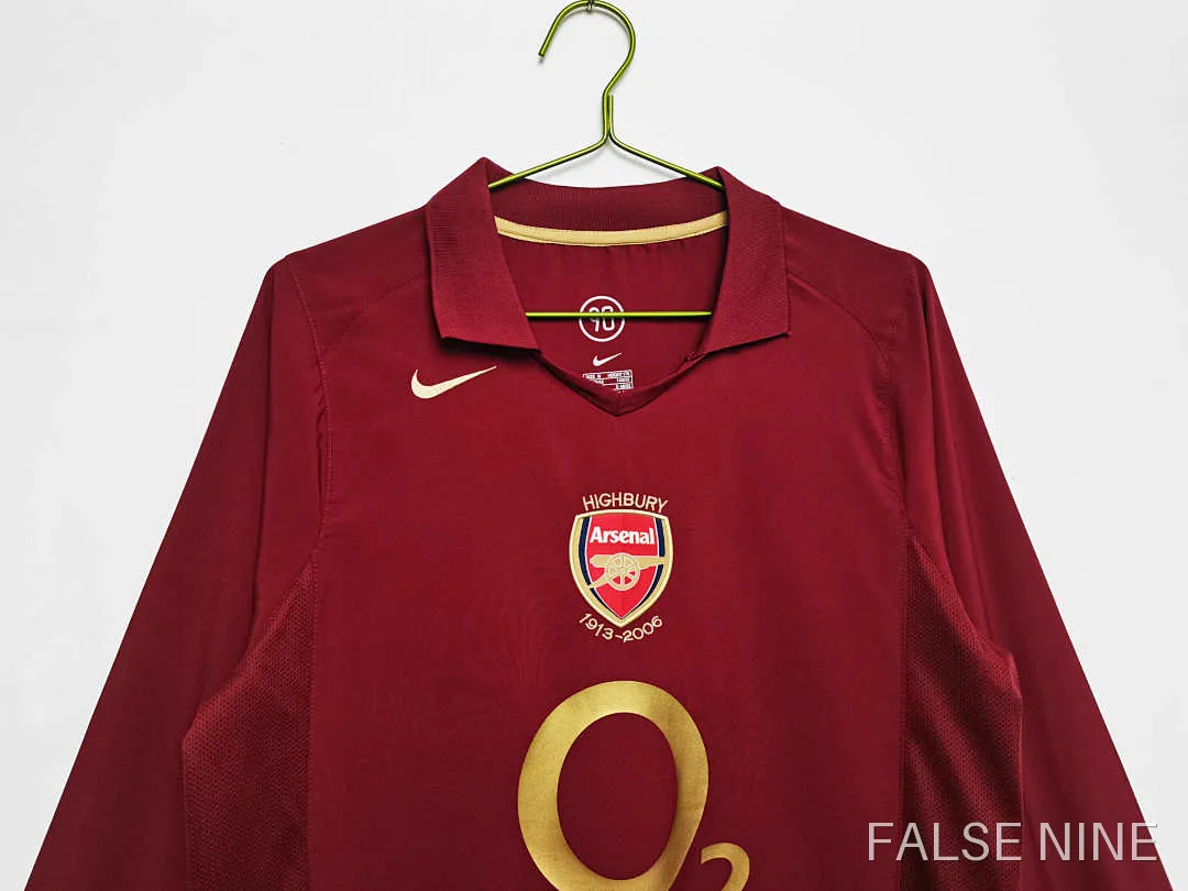 Arsenal 2005/06 Home Long Sleeve Shirt (Retro Fan Version), photo 8