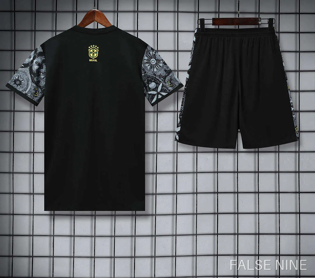 25/26 Brazil Jesus Training clothes suit Short sleeve Fan version, photo 4
