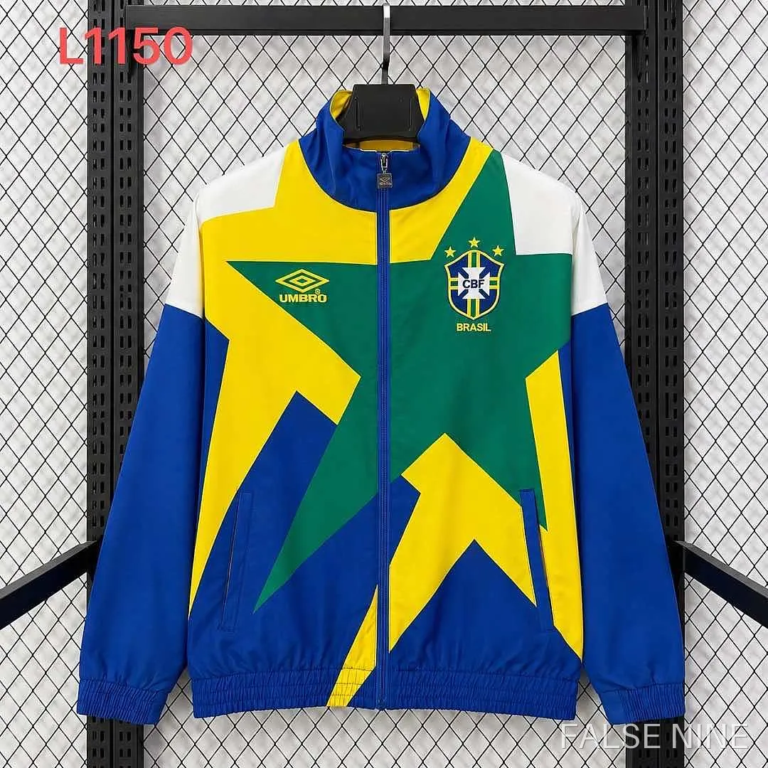 Brazil 1993-1994 Retro Windbreaker Jacket, photo 1