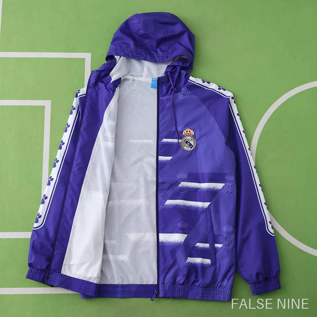 95/96 Real Madrid CF purple Hooded windbreak, photo 9