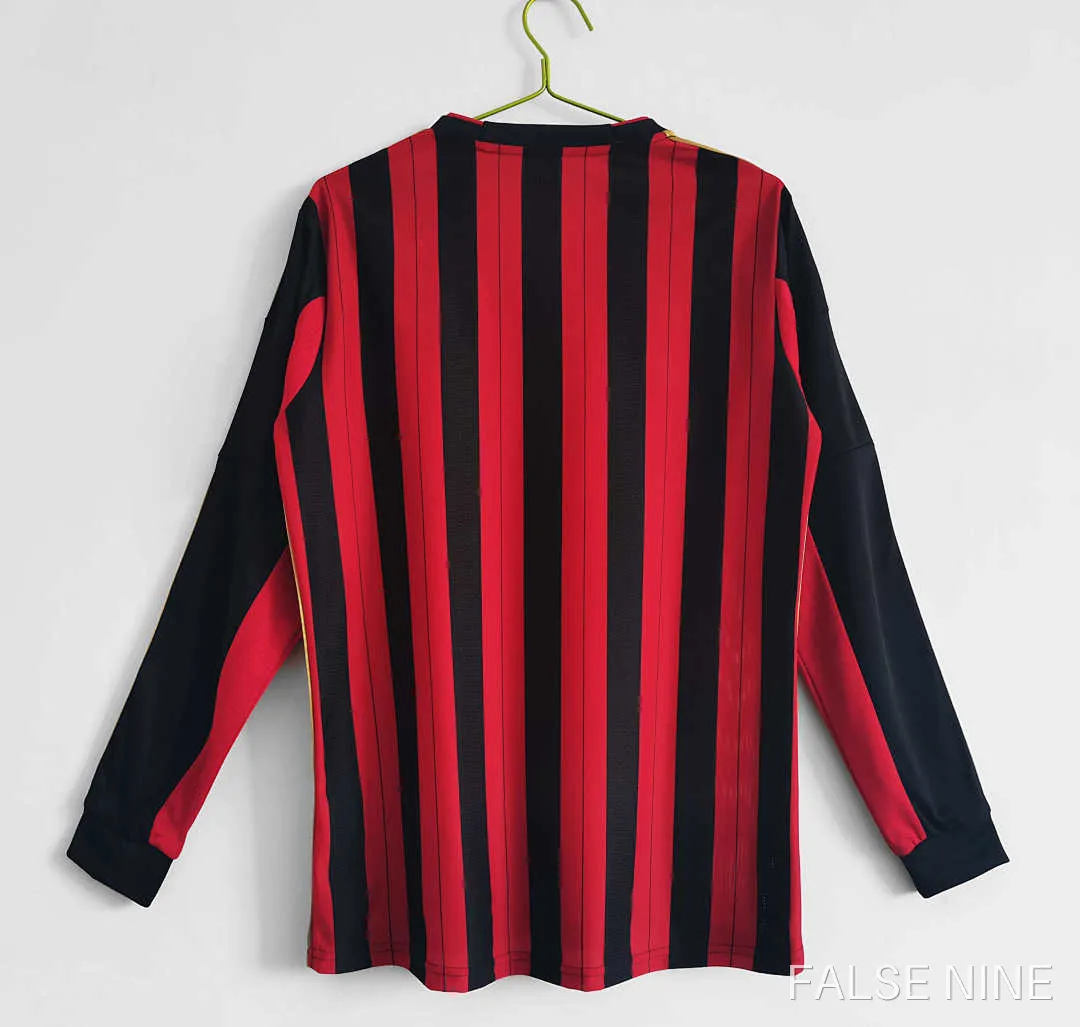 13/14 AC Milan home Retro Long sleeved Fan version, photo 5