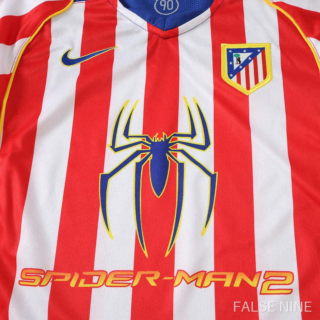 Atletico Madrid 04/05 Home Kit (Kids, Long Sleeve, Retro), photo 21