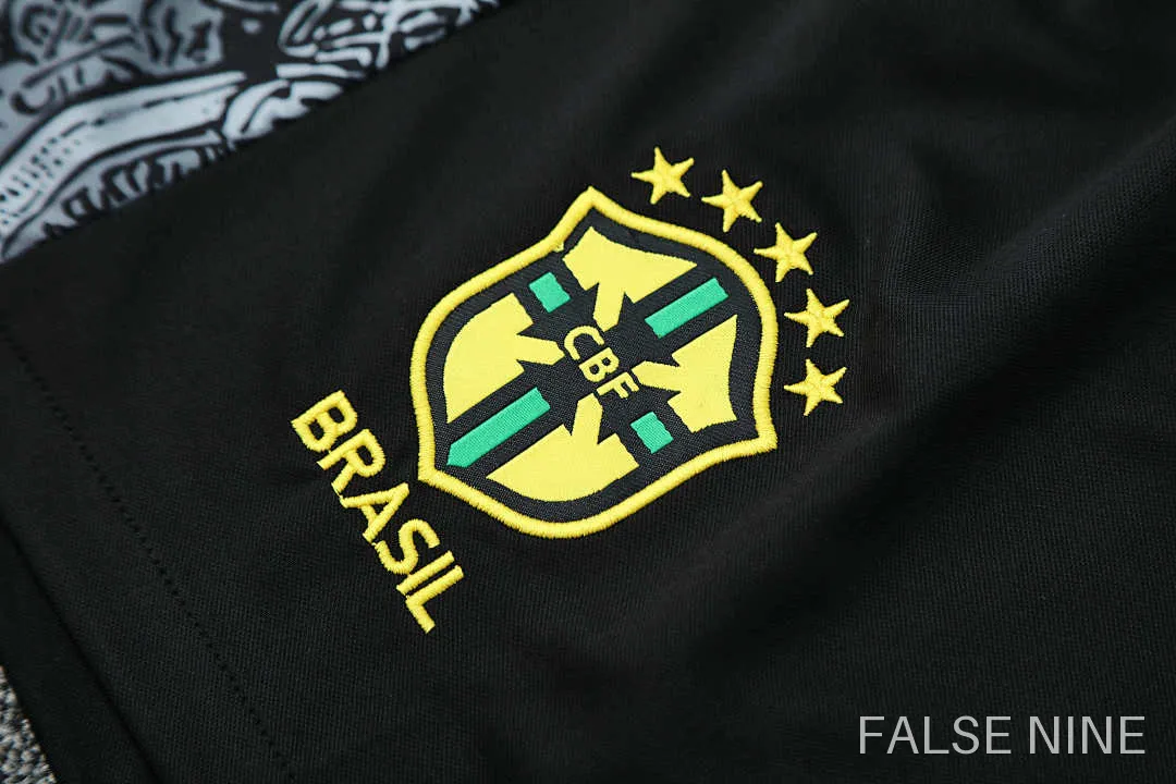 25/26 Brazil Jesus Training clothes suit Short sleeve Fan version, photo 7