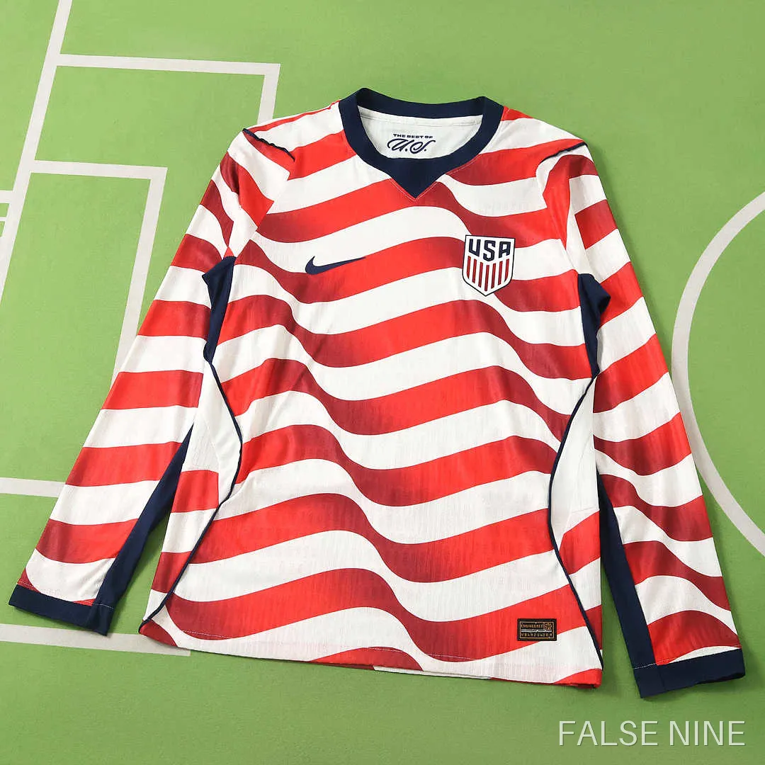 USA 2026 Home Long Sleeve Player Version Jersey, photo 1