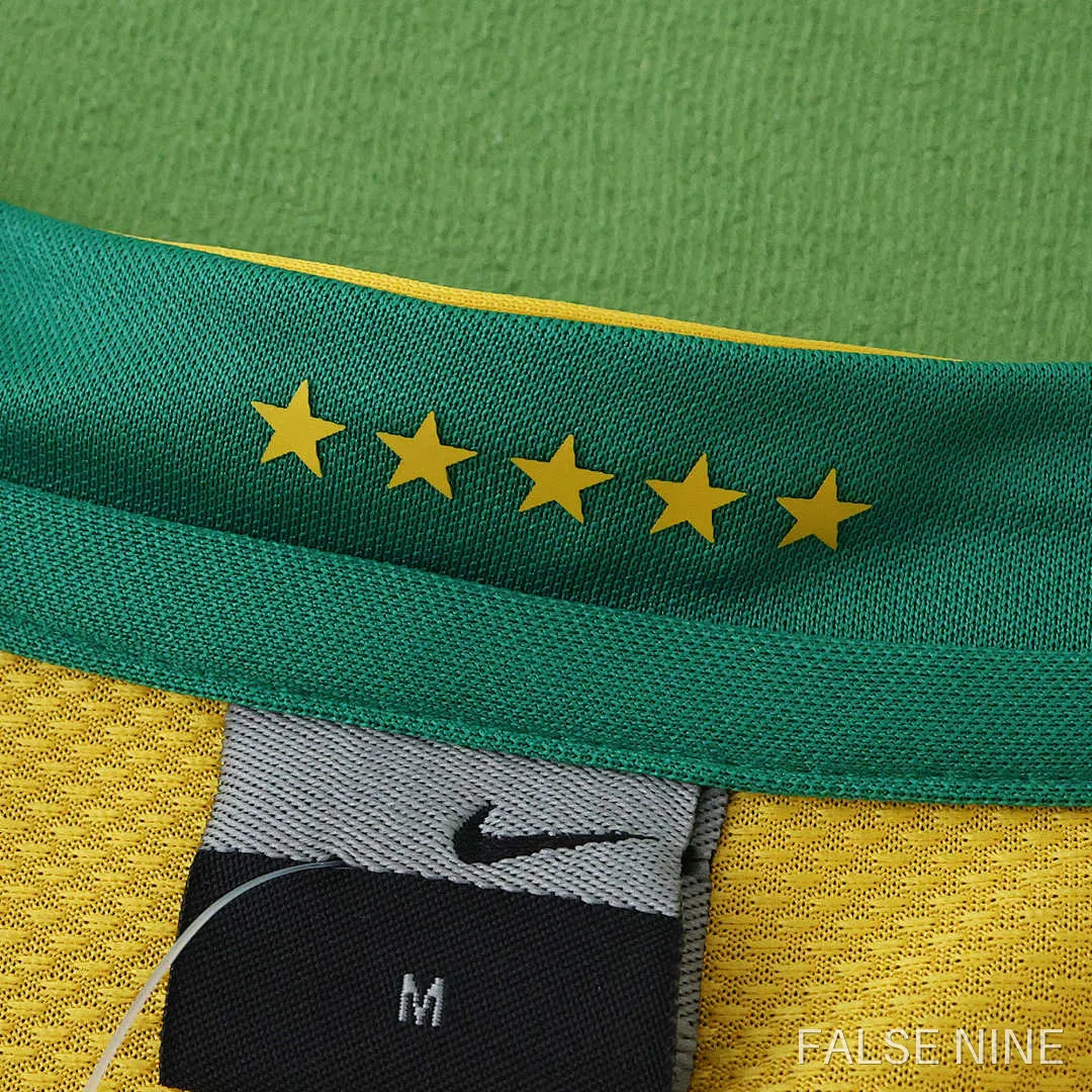 Brazil 2006 Home Long Sleeve Retro Jersey (Fan Version), photo 3