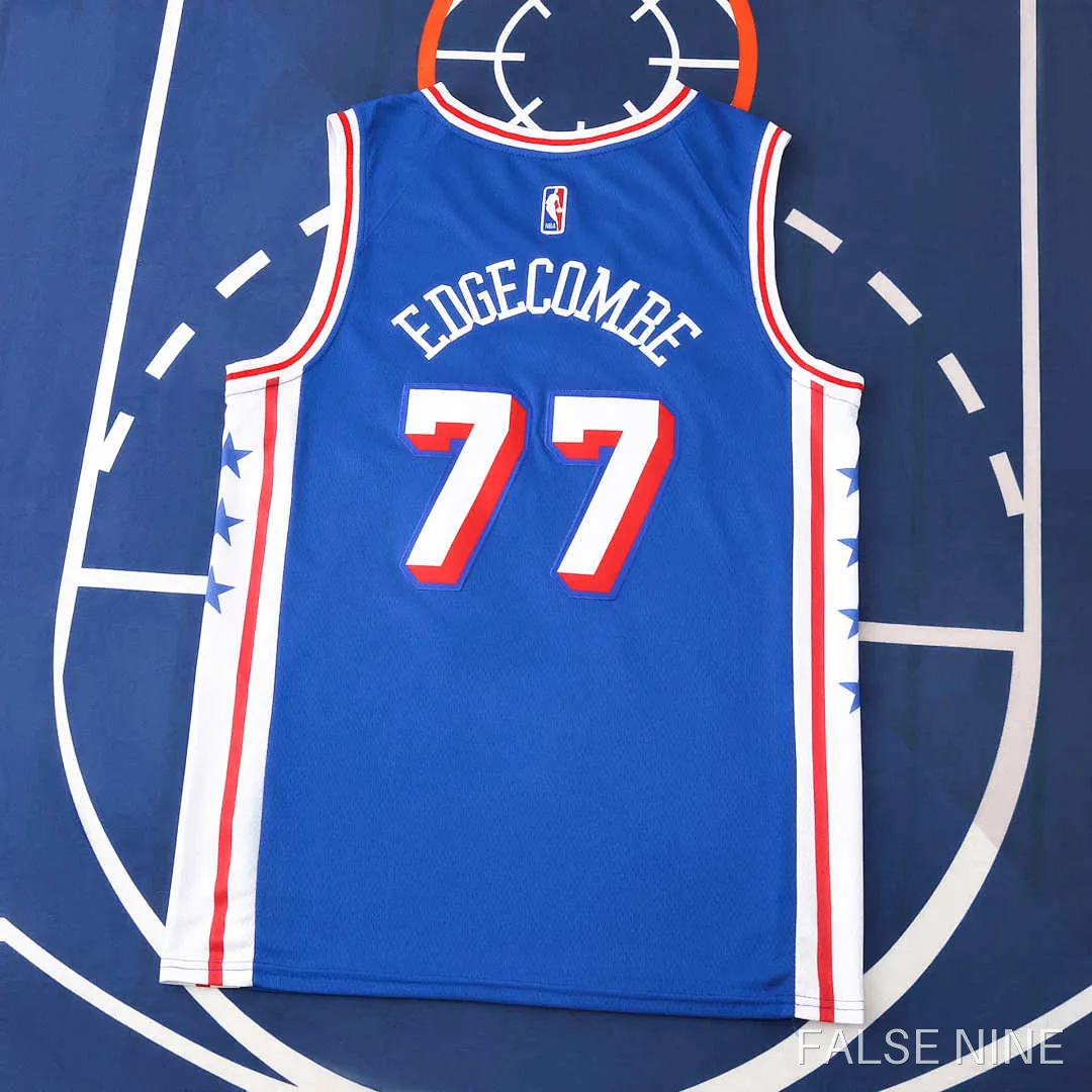 Philadelphia 76ers 2025-26 Home Jersey 77 Edgecombe, photo 2
