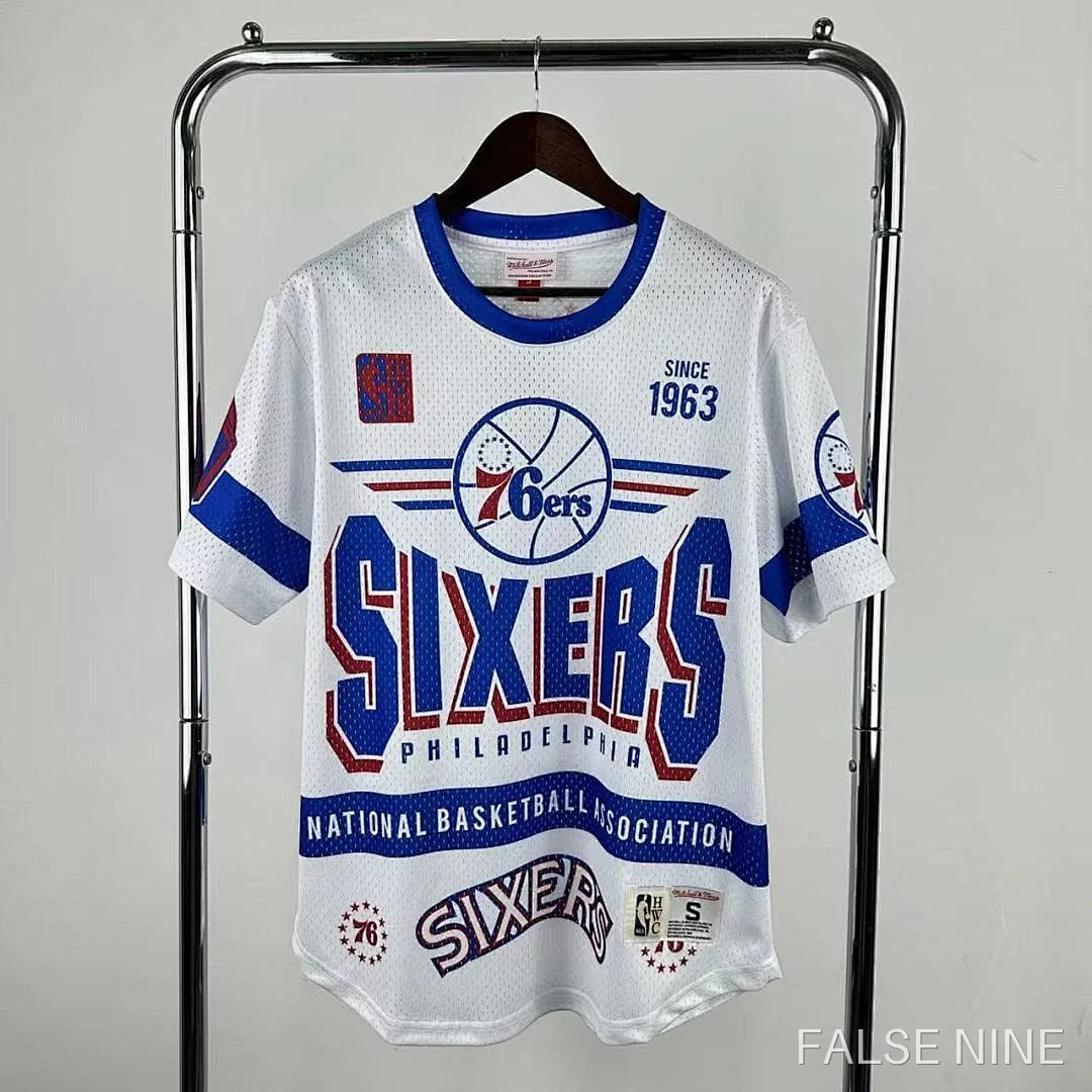 25/26 NBA Philadelphia 76ers Retro short sleeved shirt, photo 1