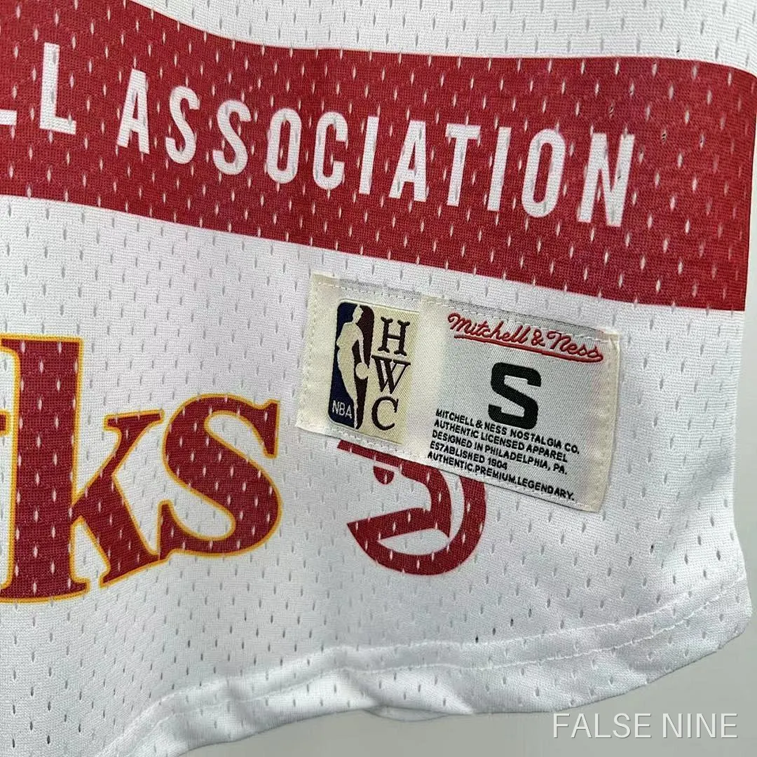 25/26 NBA Atlanta Hawks Retro short sleeved shirt, photo 2