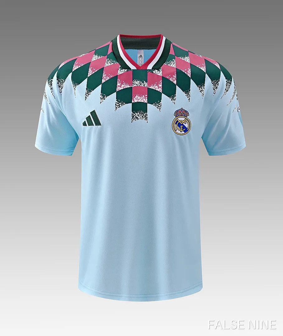 26/27 Real Madrid CF Training clothes suit Short sleeve retro Fan version, photo 23