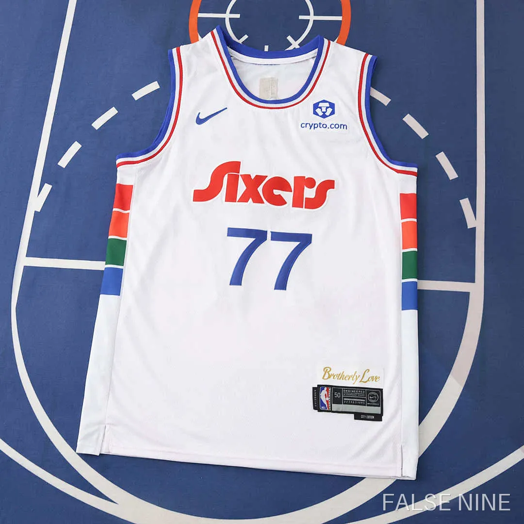 Philadelphia 76ers 2025-26 Home Jersey #77 Edgecombe, photo 1