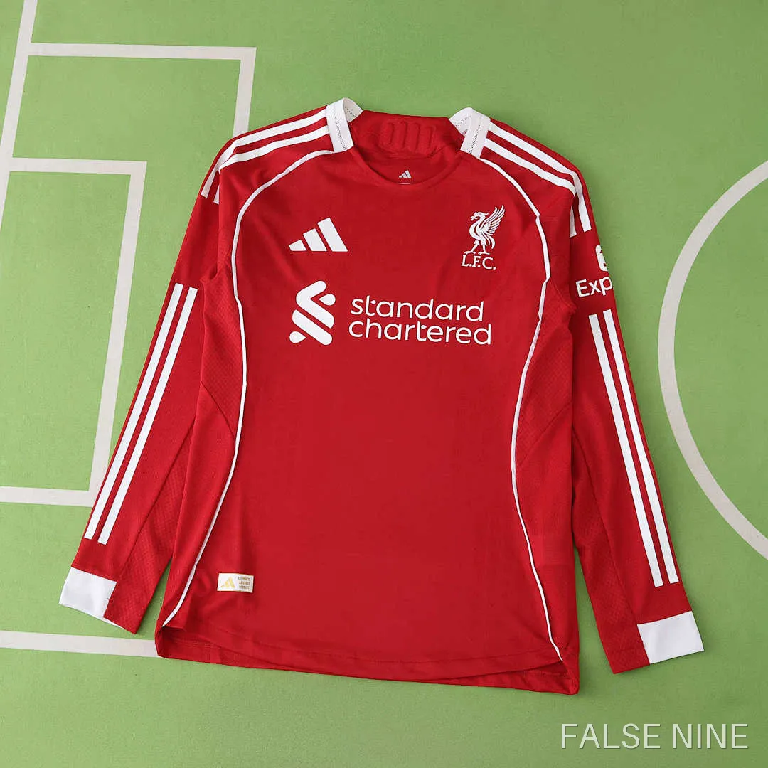 Liverpool 25/26 Home Long Sleeve Shirt (Player Version), photo 1