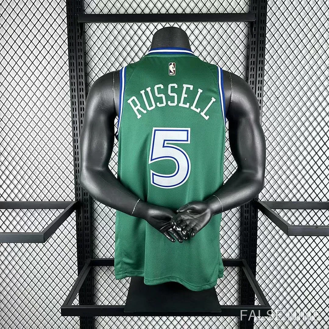 Dallas Mavericks Retro Green 5 Jersey (25-26), photo 5