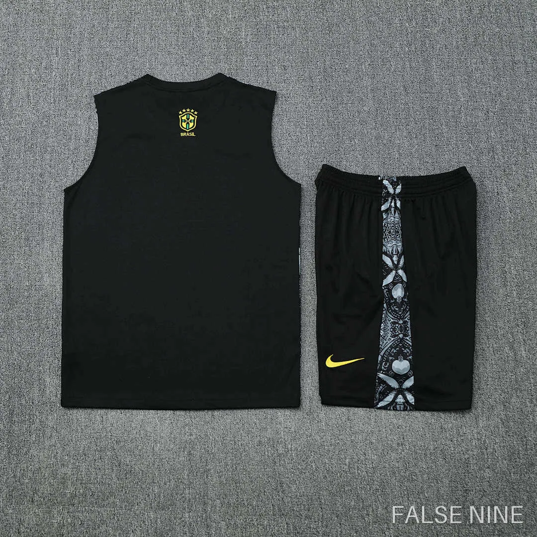 25/26 Brazil Jesus Training clothes suit vest Fan version, photo 6