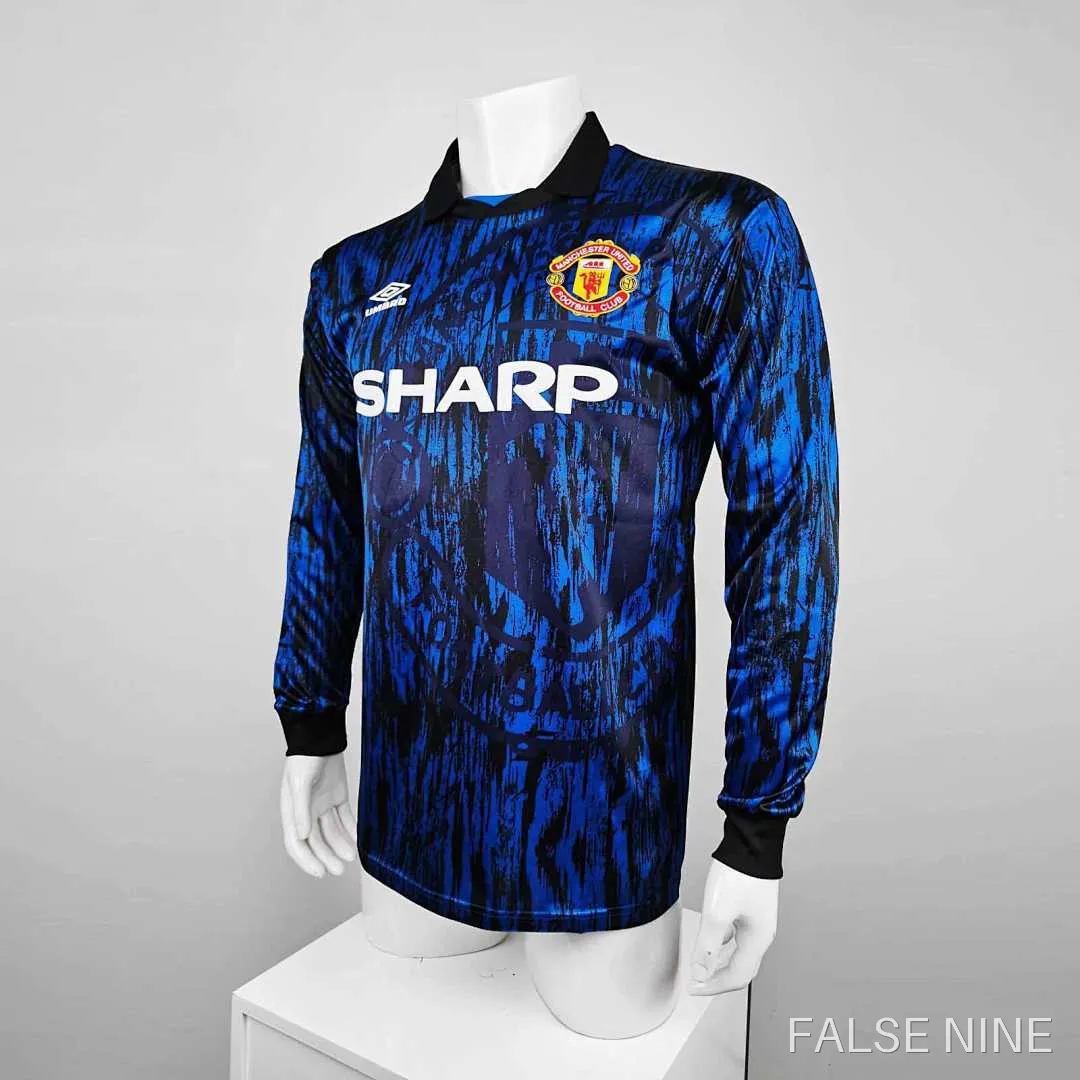 Manchester United 1992-93 Away Long Sleeve Retro Jersey (Fan Version), photo 4